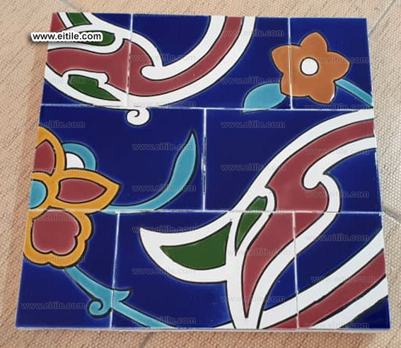 Handmade 7 color tile sample, www.eitile.com