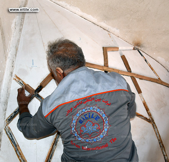 Mosque dome tile supplier, www.eitile.com