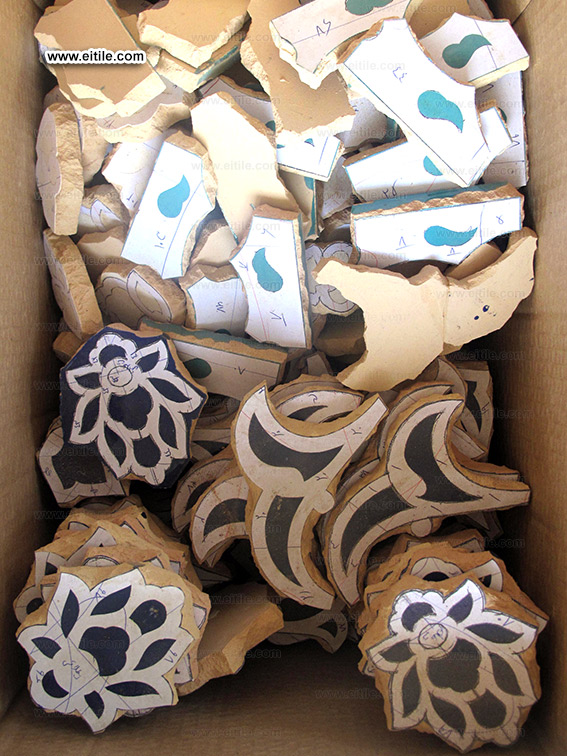 Handmade mosaic tiles from Iran, www.eitile.com