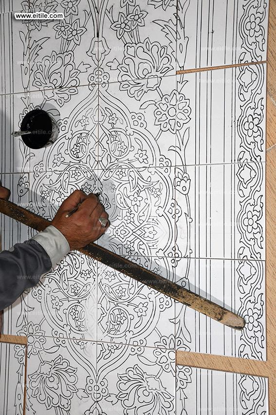 Custom-made calligraphy tile supplier, www.eitile.com