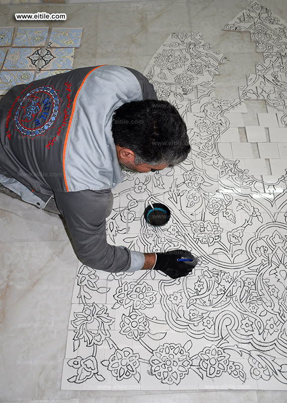 Mosque dome tile supplier, www.eitile.com