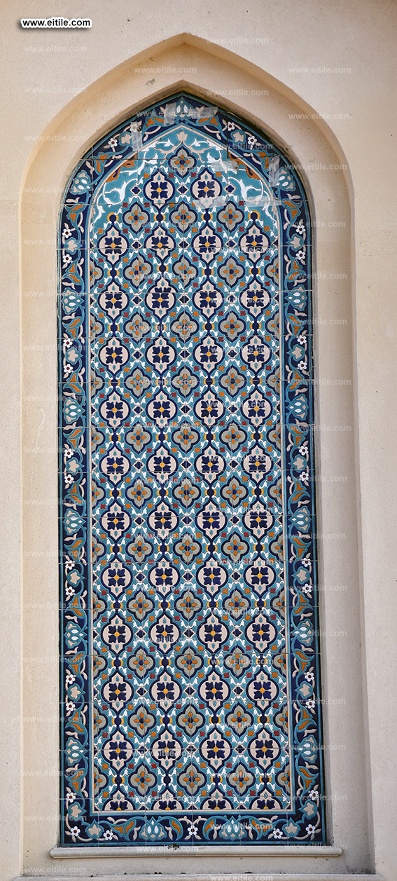 Oman, Sohar Sultan Qaboos mosque tile repair work, www.eitile.com