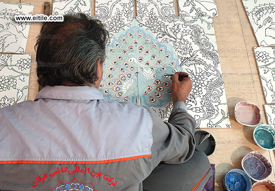 Handmade carpet design ceramic tile, www.eitile.com