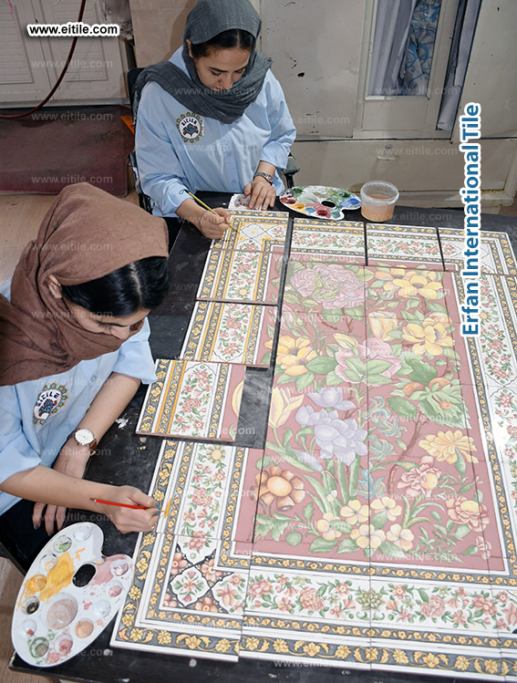 Special hand-painted tiles, crafted to bring timeless art and unique character to interior and exterior spaces, www.eitile.com