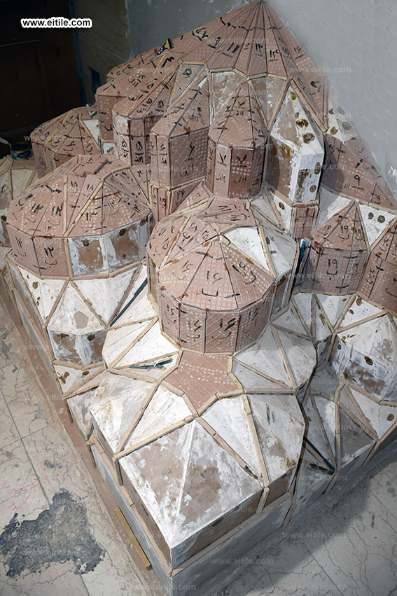Muqarnas tile panel supplier, www.eitile.com