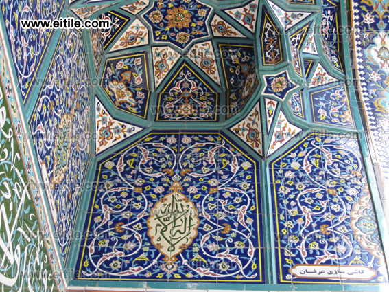 Islamic handmade Muqarnas tiles, www.eitile.com