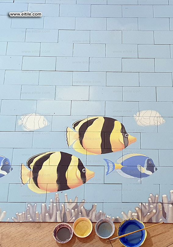 Handmade swimming pool tiles, www.eitile.com