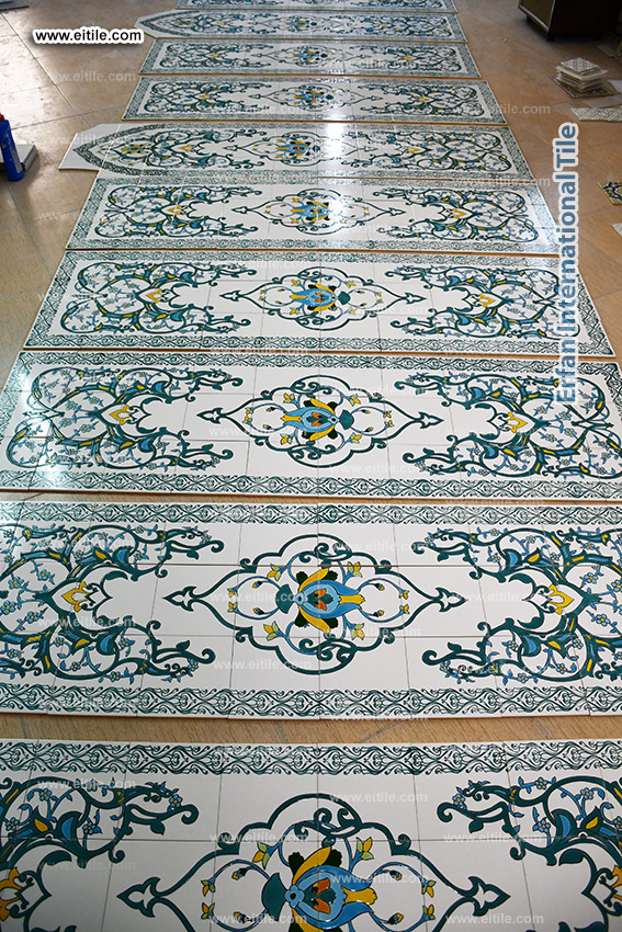 Islamic tile supplier for Mohammad Ali Mosque at Maldives, www.eitile.com
