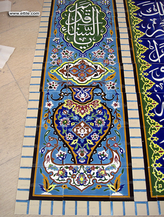 Mosque tile designing, www.eitile.com Mosque tile designing, www.eitile.com