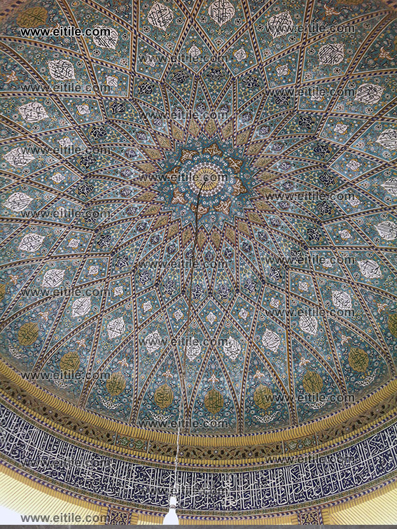 Rasmi tile, Moarragh ceramic tile, mosque tile, www.eitile.com