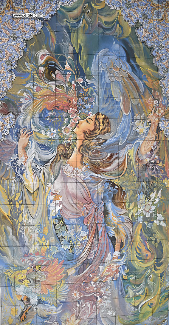 Piece of art on handmade tiles, www.eitile.com