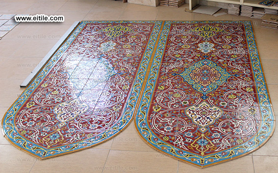 Vertical handmade wall tile panels, www.eitile.com