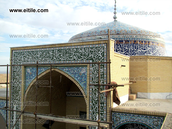 Khur o Biabanak Jonaid Shrine, Mosque Ceramic Tile, www.eitile.com 