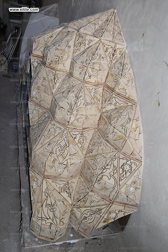 Islamic tile supplier for mosque of Mohammad Ali in Eydhafushi zone of Maldives, www.eitile.com