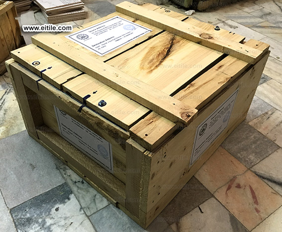 Handmade tile safe packaging, www.eitile.com