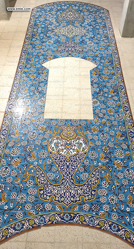 Facade with handmade tiles, www.eitile.com