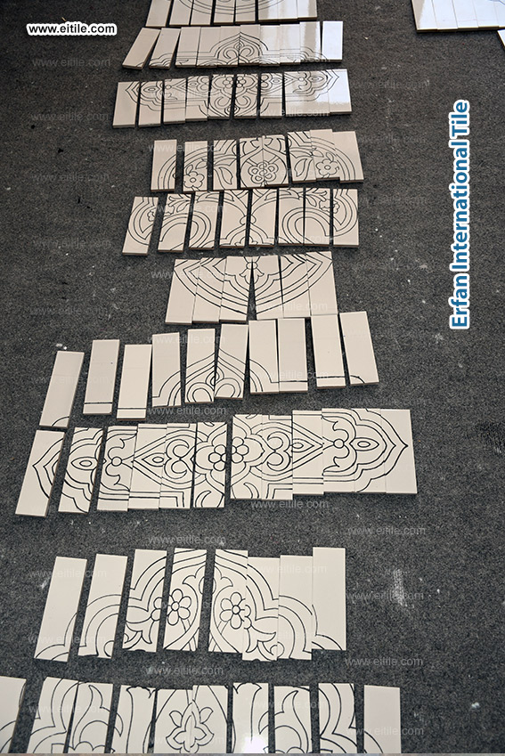 Samarkand Imam Al Moturidi's mausoleum tile work, www.eitile.com