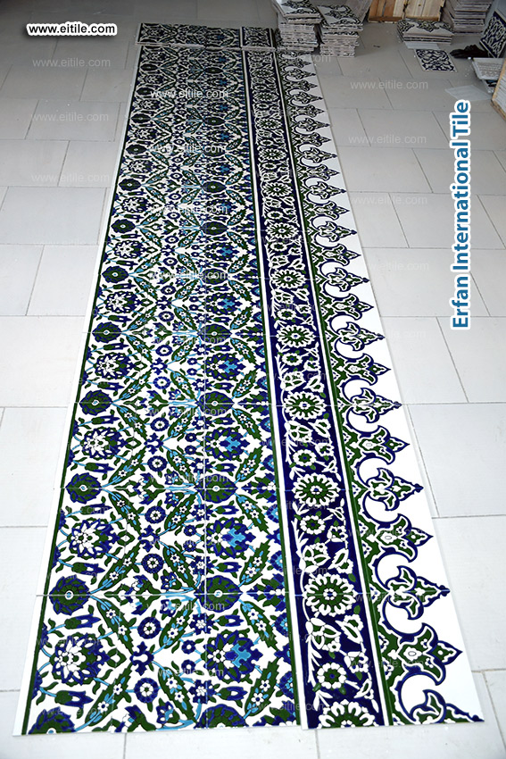 "Elevate your interiors with Eitile's handcrafted wainscoting (Dado) tiles — where tradition meets elegance. www.eitile.com"