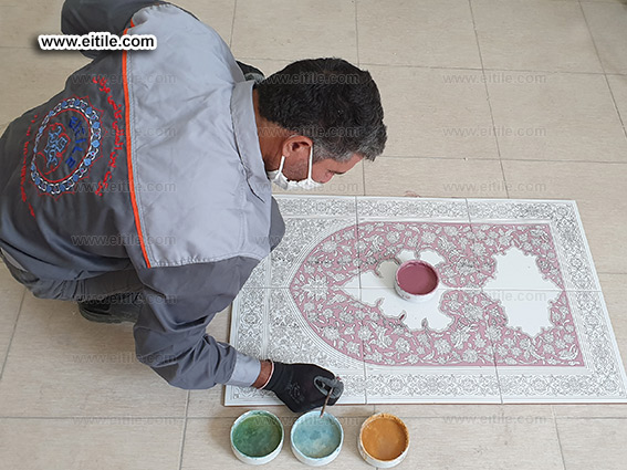 Iranian handmade traditional tiles, www.eitile.com