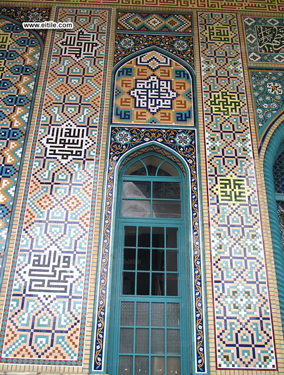 Persian handmade Moagheli tiles, www.eitile.com