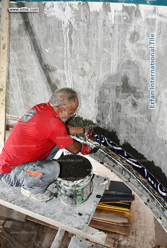Mosque tile installation company, www.eitile.com