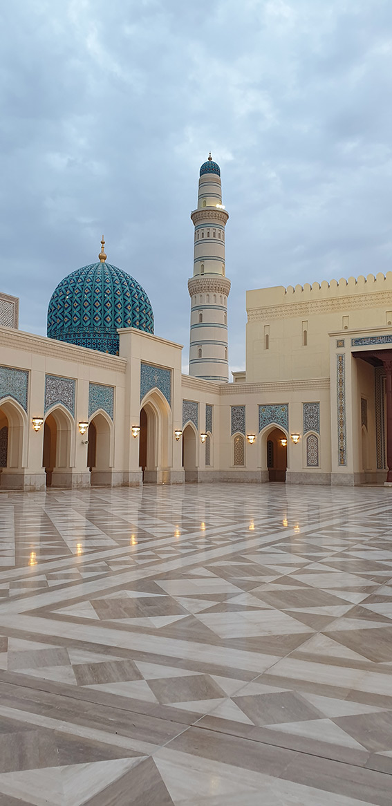 Sohar Sultan Qaboos mosque, Oman