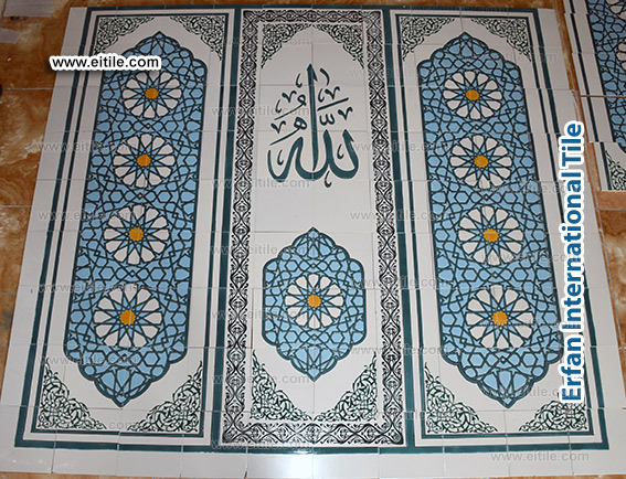 Islamic tiles supplier for Mosque Minbar, www.eitile.com