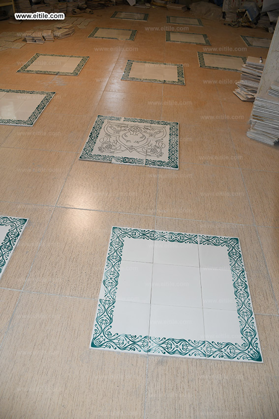 Supplier of Islamic tile panels for mosque decoration, www.eitile.com