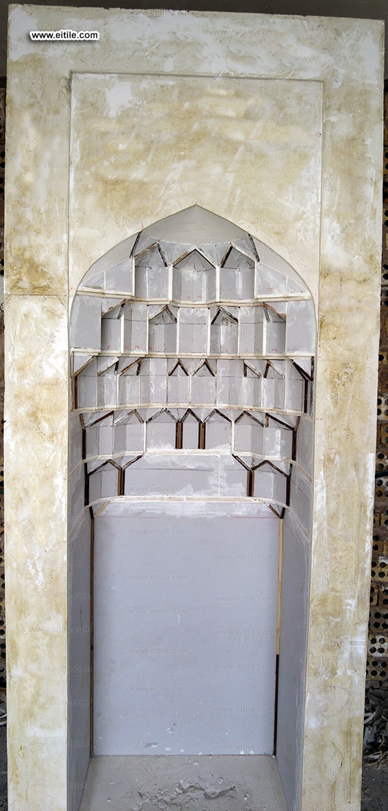 Muqarnas tile molding, www.eitile.com