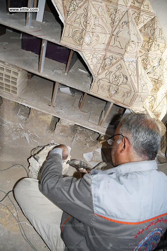 Muqarnas tile panel manufacturer, www.eitile.com