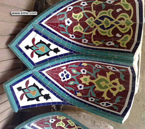 Muqarnas tile panels for Mosque decoration, www.eitile.com Muqarnas tile panels for Mosque decoration, www.eitile.com