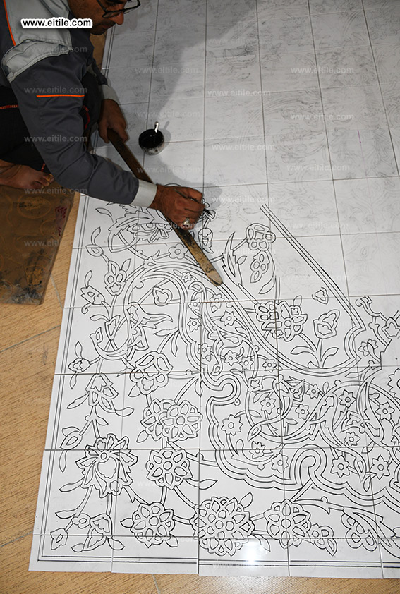 Online shop for carpet design ceramics, www.eitile.com