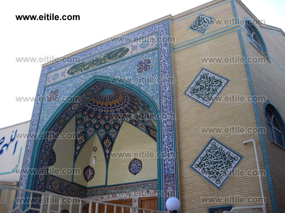Iran seven color ceramic tile, Iran haftrang ceramic tile, for Mosque, eitile.com