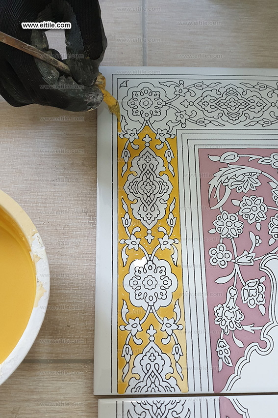 Iranian handmade traditional tiles, www.eitile.com