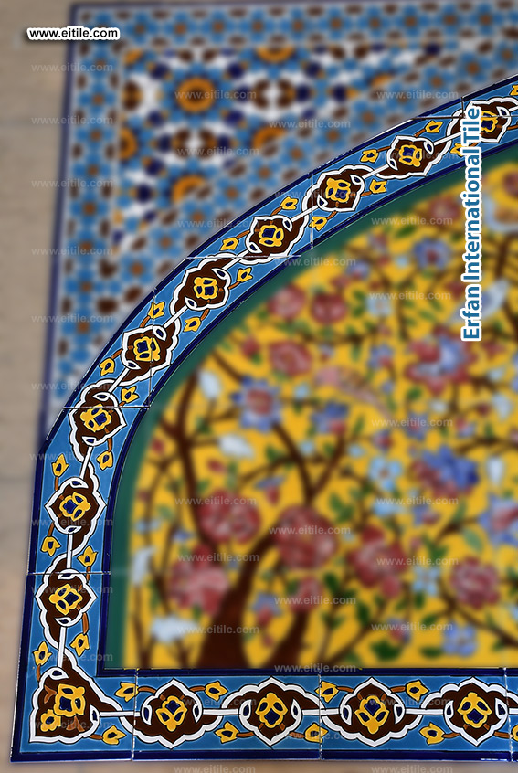 Custom ceramic border tiles for kitchens, www.eitile.com