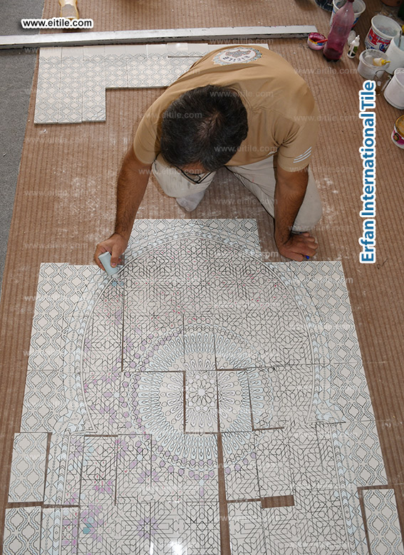 Custom handmade tile supplier in Girih design, www.eitile.com Custom handmade tile supplier in Girih design, www.eitile.com