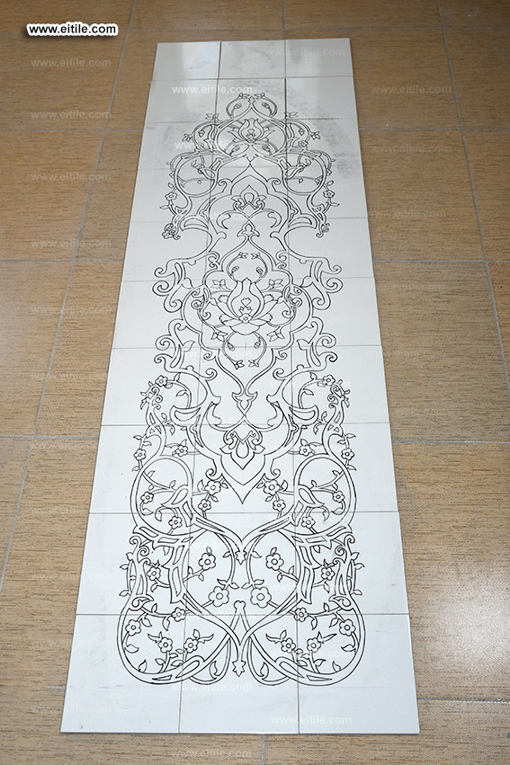 Islamic tile supplier for Mohammad Ali Mosque at Maldives, www.eitile.com