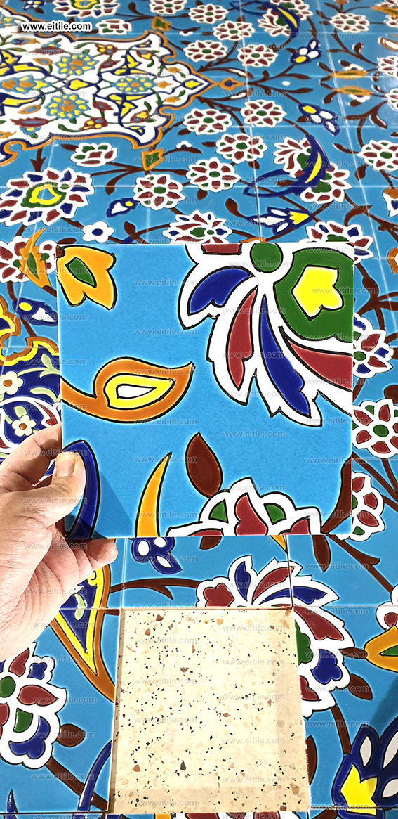 How to decorate facade with handmade tiles, www.eitile.com