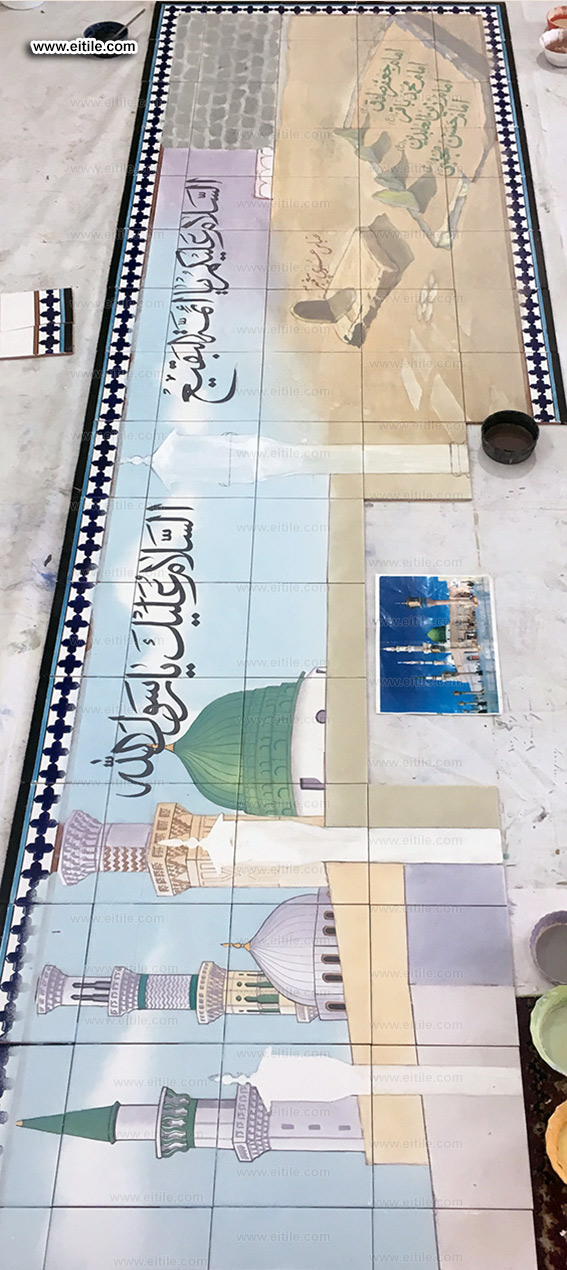 Picture drawing on tiles, www.eitile.com