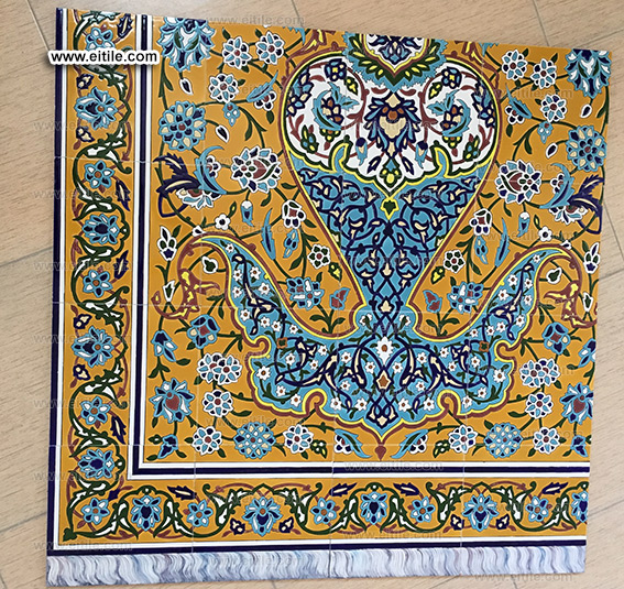 Handmade tile samples with different color themes, www.eitile.com