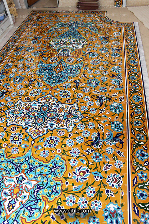 Handmade ceramic tiles in unique, unconventional shapes, crafted with traditional Persian artistry. EITile supports custom architectural and restoration projects worldwide with expert care. Discover more at www.eitile.com.