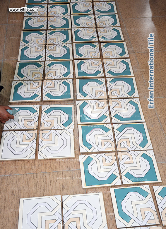 Iraq, Sulaimaniyah grand mosque dome tile supplier, www.eitile.com