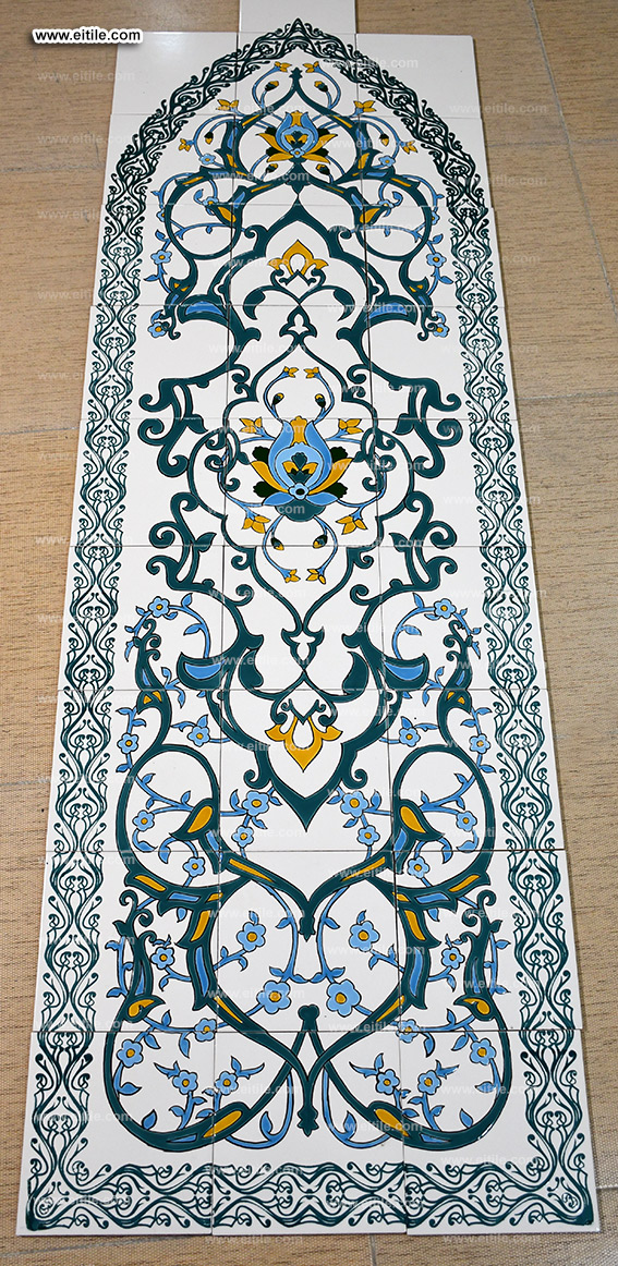 Islamic tile supplier for Mohammad Ali Mosque at Maldives, www.eitile.com