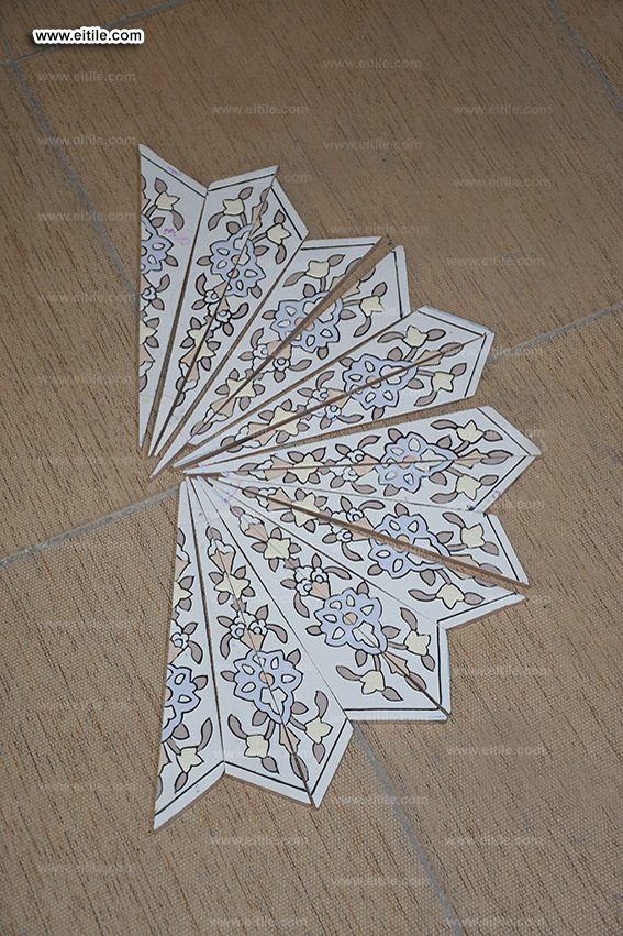 Mosque Mihrab Muqarnas tile panel supplier, www.eitile.com