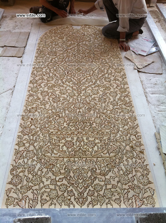 Handmade tile panel work processes, www.eitile.com