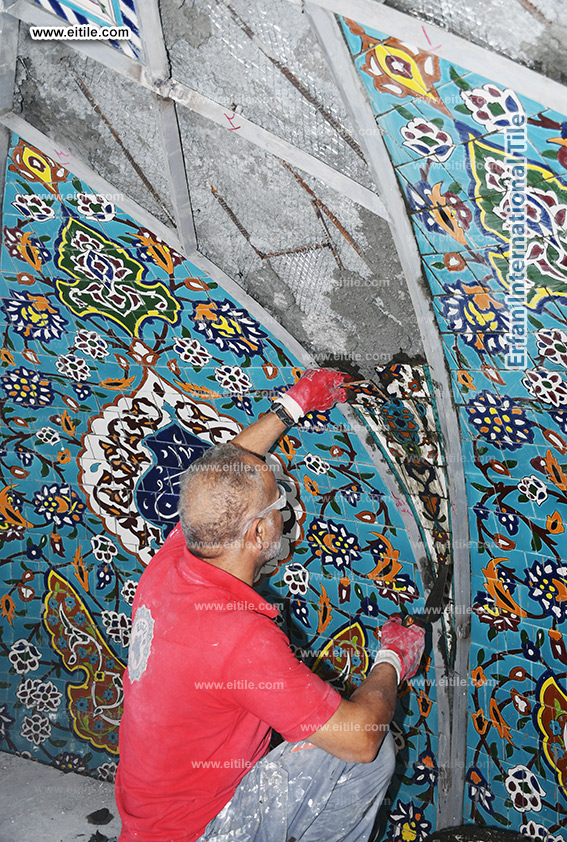 Mosque dome tile supplier, www.eitile.com