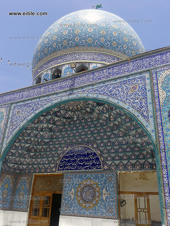 Iran, Isfahan, Khur Hoseiniyeh, Iranian Mosque Tile Supplier, www.eitile.com
