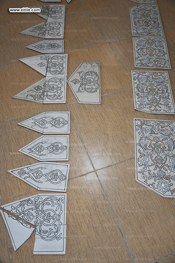 Muqarnas tile panel supplier, www.eitile.com