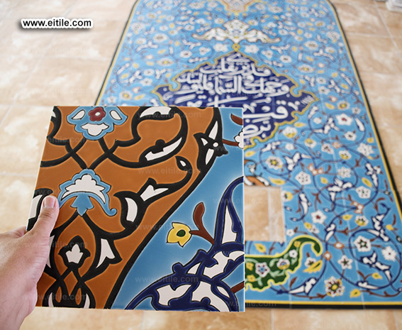 Iran, Isfahan, Buin Miandasht 14 masoum mosque tile supplier, www.eitile.com Iran, Isfahan, Buin Miandasht 14 masoum mosque tile supplier, www.eitile.com