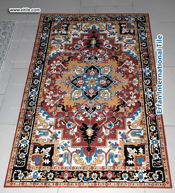 Eitile designs, manufactures, and installs custom carpet-design ceramic tiles with full global support for architectural and decorative flooring projects, www.eitile.com